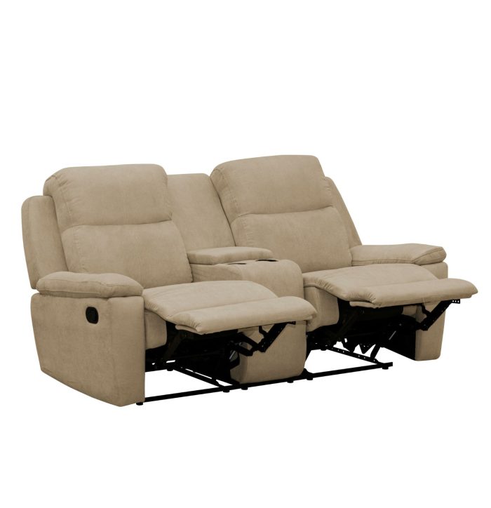 Silla Reclinable Marsella 2 Puestos + Consola